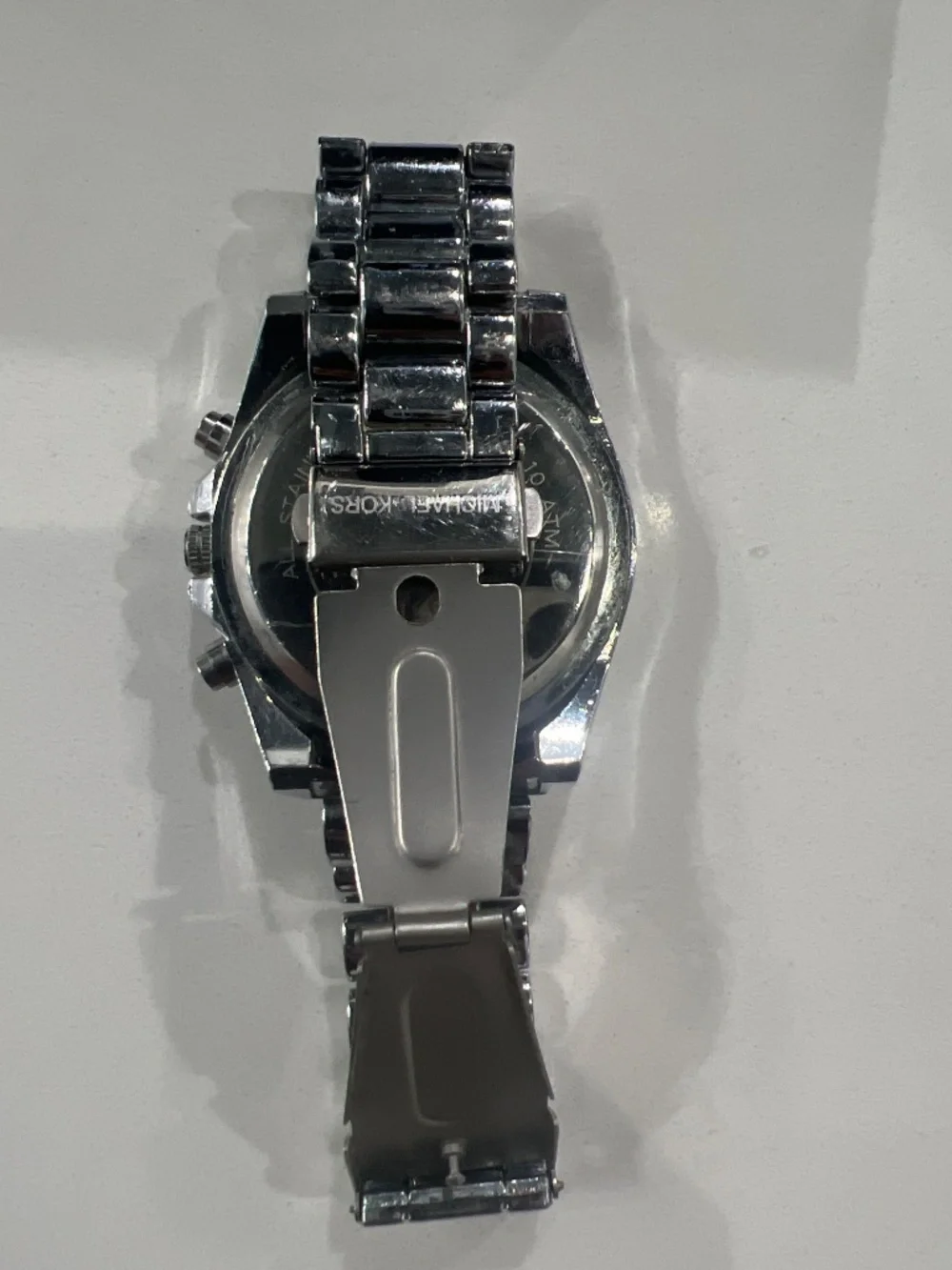 Silver stainless steel Michael Kors watch - Picture 5 of 7